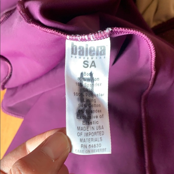 Sparkly Purple Dance Performance Dress - Picture 13 of 14